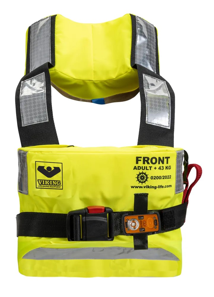 Life Jacket Life Line Viking YouSafe Ergo SOLAS 140N Adult Life Jacket Hi-Vis Yellow - HUTCHWILCO
